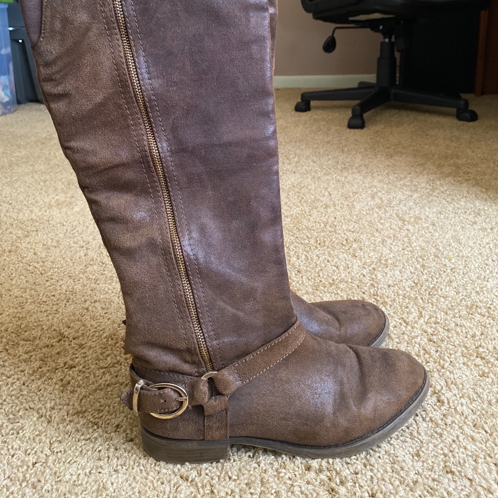 Nordstrom Suede Knee-High Boots